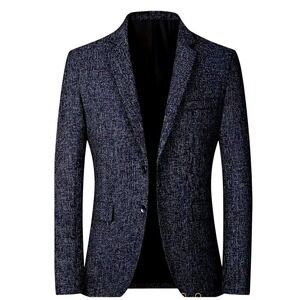 NWT Proper Pair Men's‎ Navy Textured Blazer Sport Coat Jacket Size Medium Party